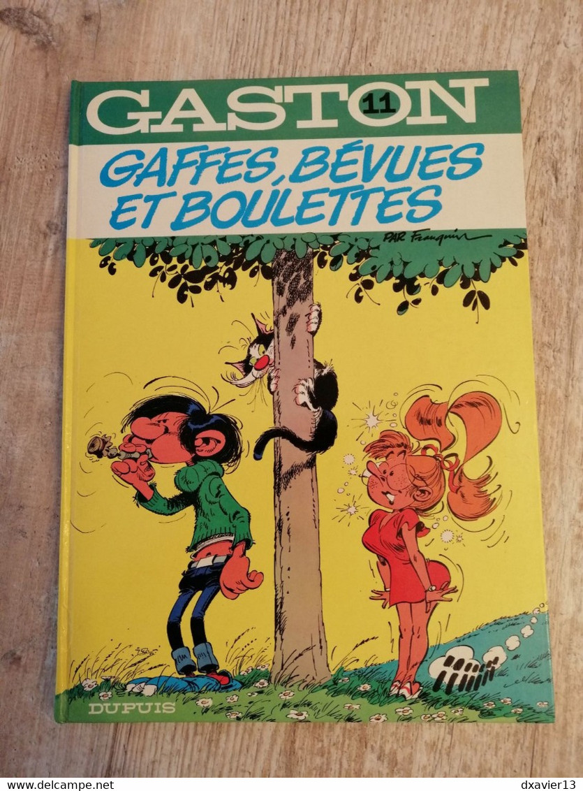 Bande Dessinée - Gaston 11 - Gaffe, Bévues Et Boulettes (1986) - Gaston