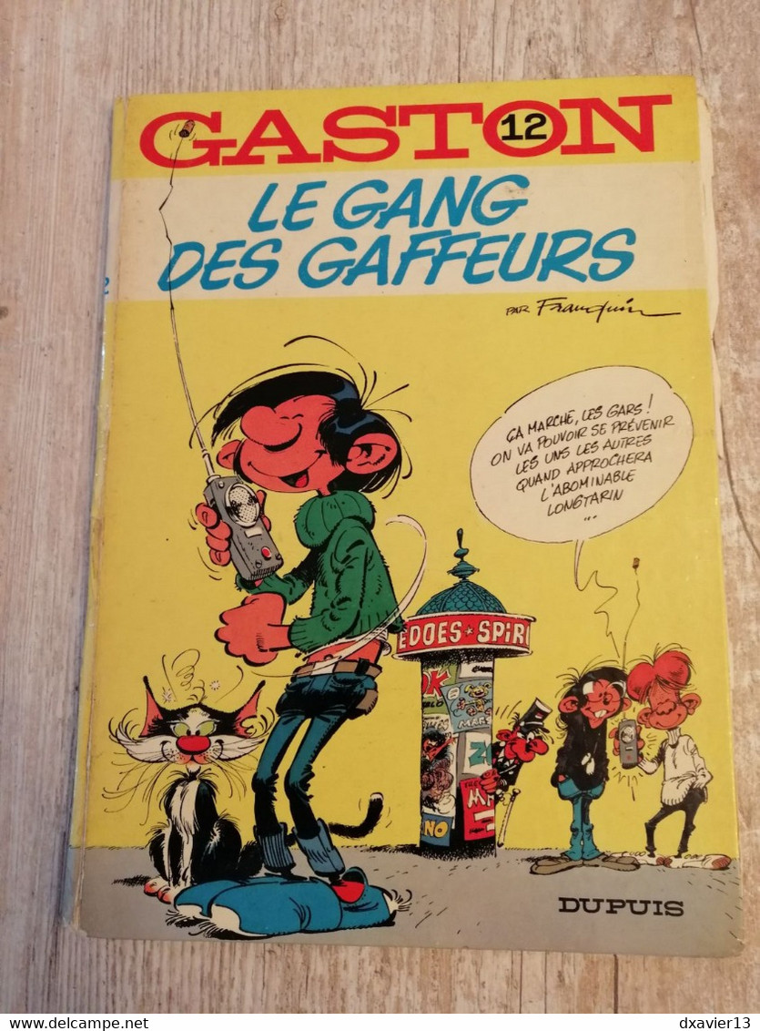 Bande Dessinée - Gaston 12 - Le Gang Des Gaffeurs (1974) - Gaston