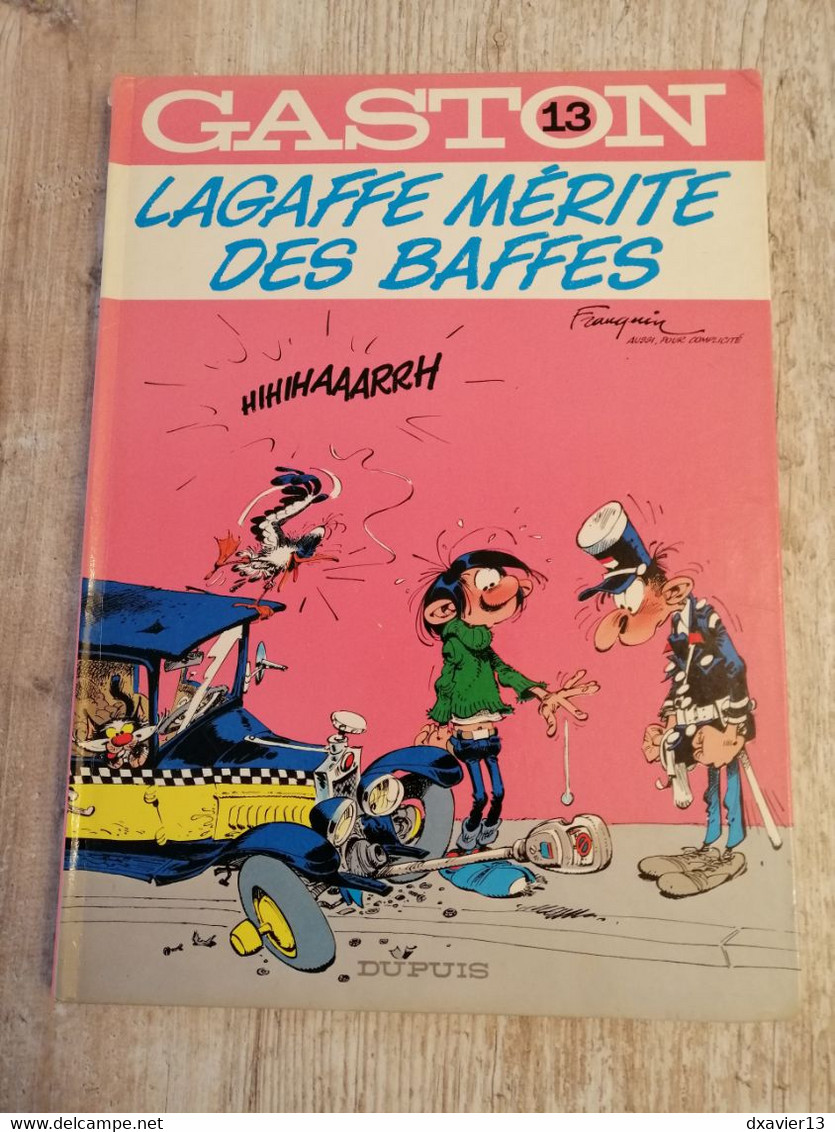 Bande Dessinée - Gaston 13 - Lagaffe Mérite Des Baffes (1980) - Gaston