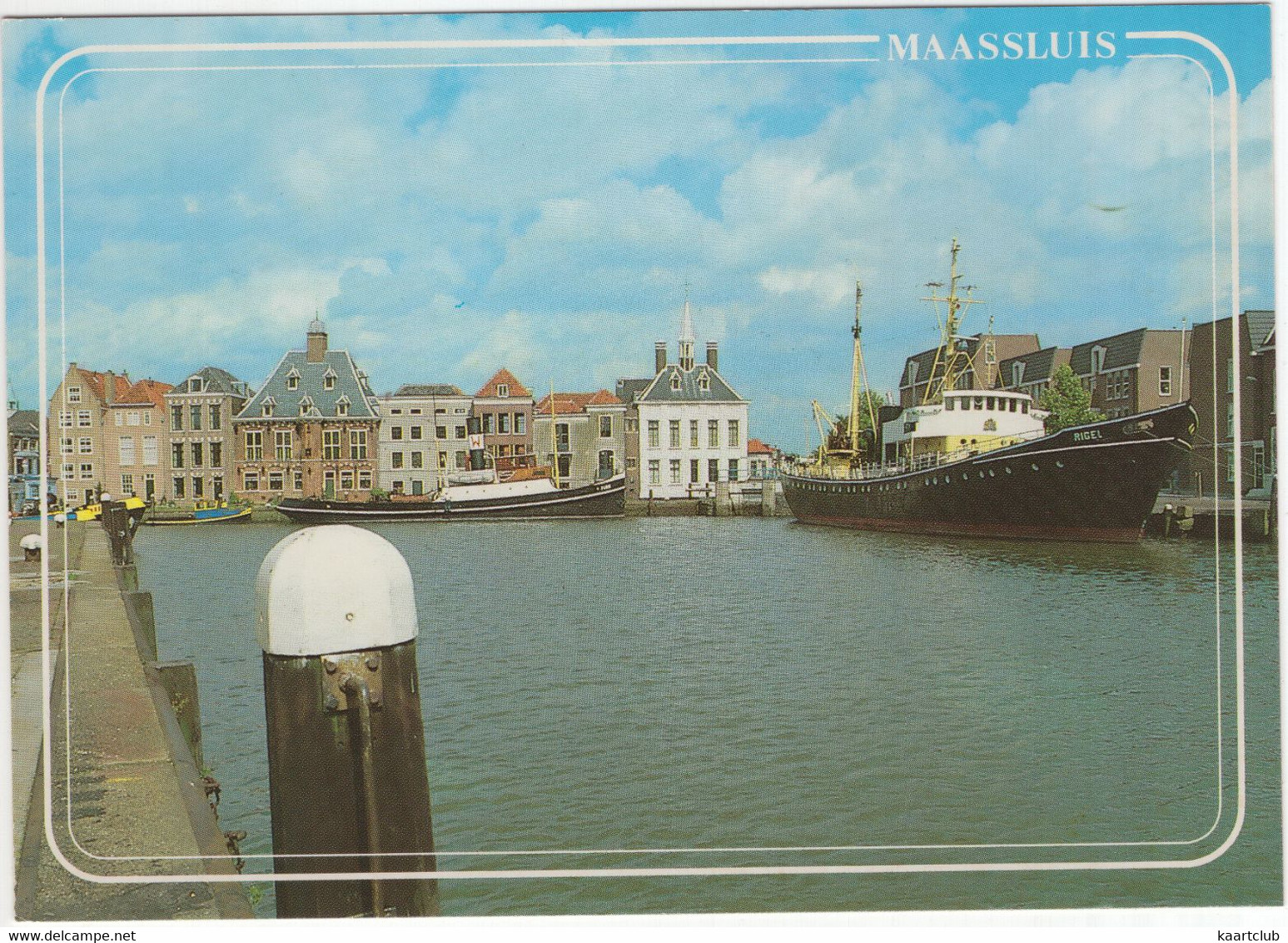 Maassluis - Stadhuiskade - (Nederland, Zuid-Holland) - Loodsvaartuig M.S. 'Rigel' - Maassluis