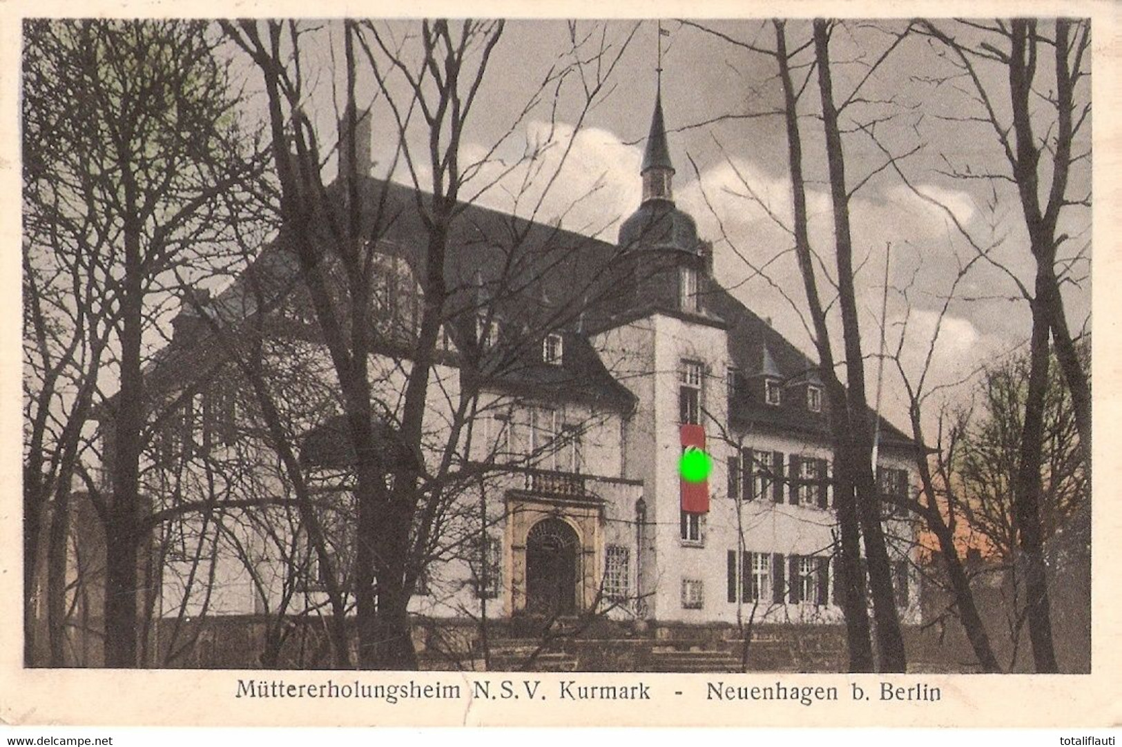 NEUENHAGEN B Berlin Müttererholungsheim N.S.V. Kurmark Color 9.7.1935 Gelaufen Grünpunkt Nur Virtuell Nicht Im Original - Neuenhagen B. Berlin