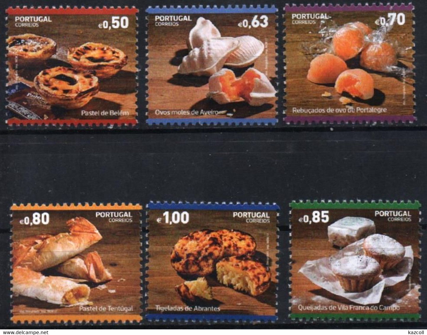 Portugal 2017. National Cuisine. Gastronomy. Traditional Sweets.  MNH** - Unused Stamps