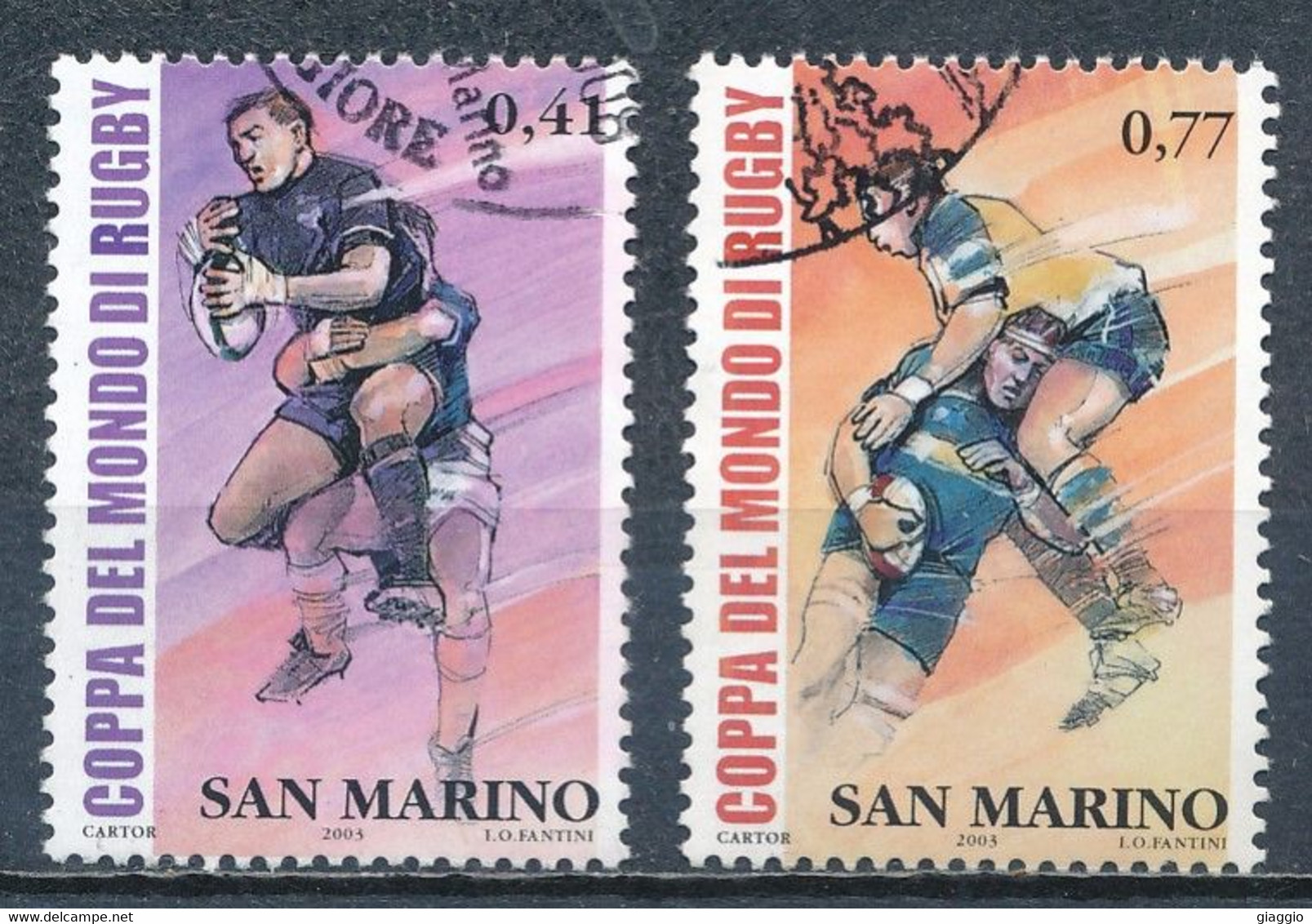 °°° SAN MARINO - Y&T N°1902/4 - 2003 °°° - Oblitérés