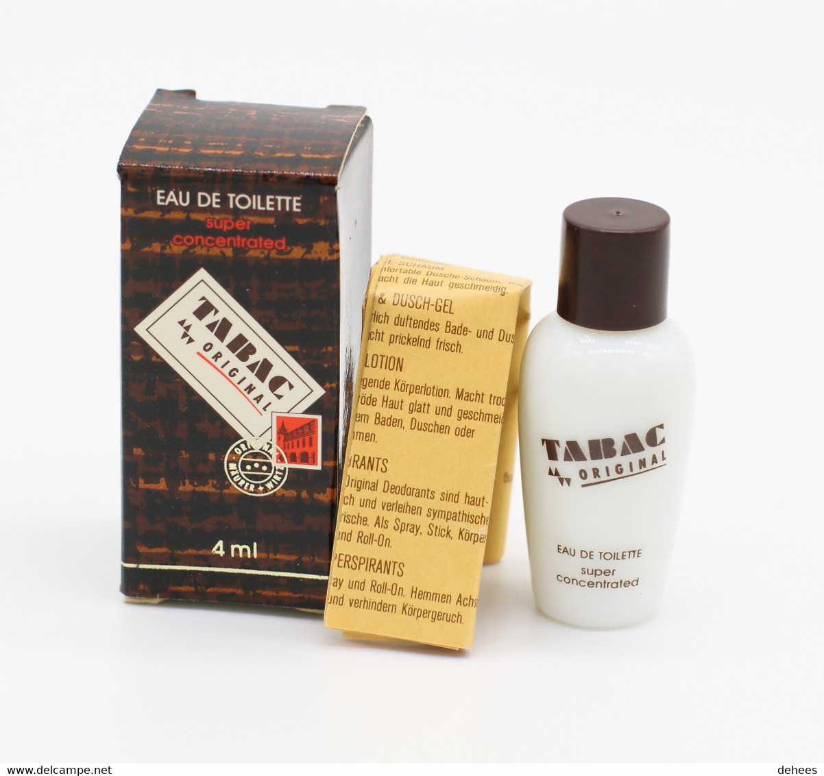 Maurer & Wirtz, Tabac Original - Miniaturas Hombre (en Caja)
