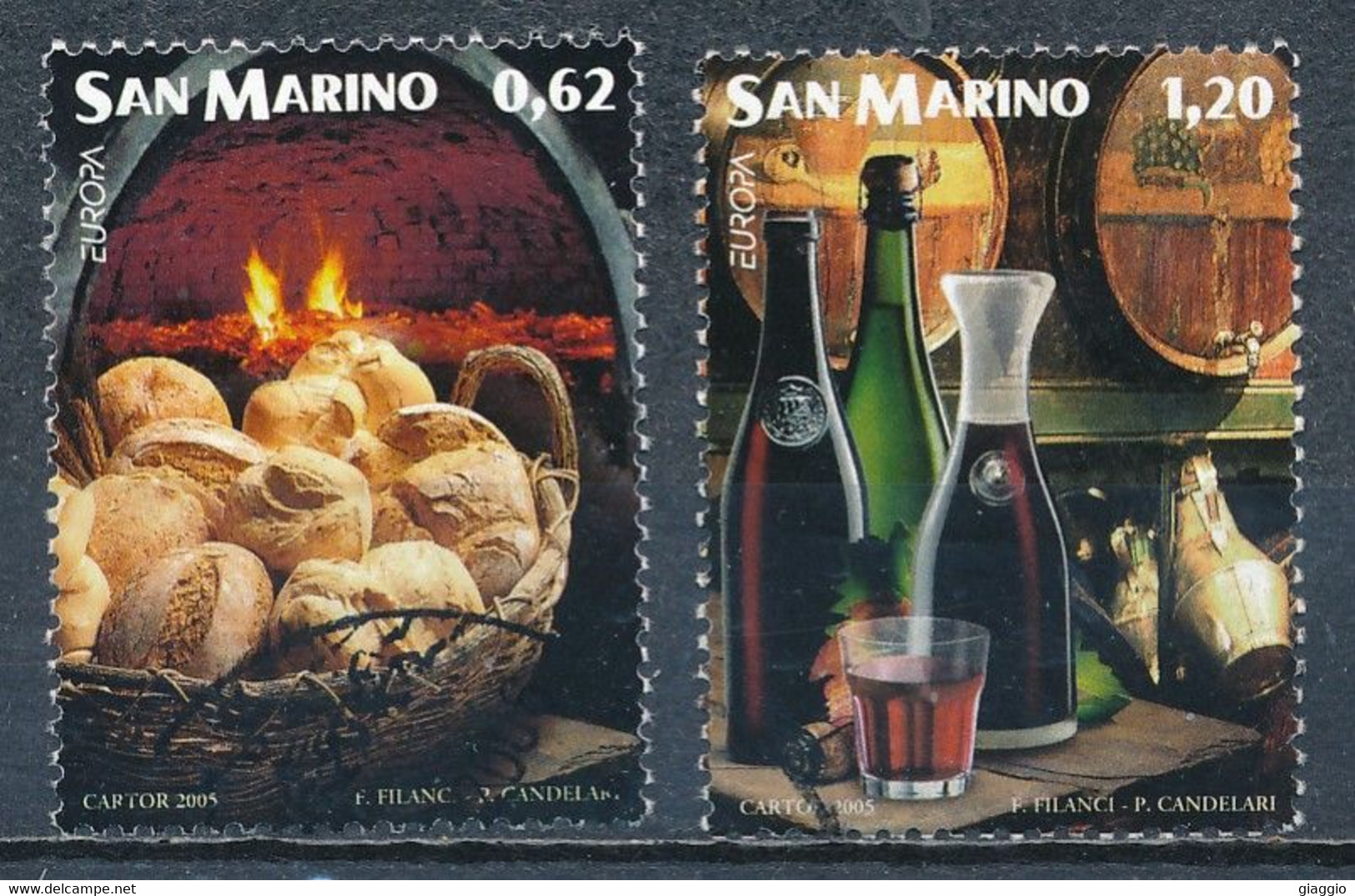 °°° SAN MARINO - Y&T N°1985/86 - 2005 °°° - Used Stamps