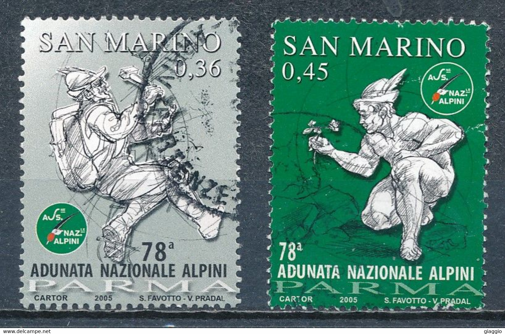 °°° SAN MARINO - Y&T N°1987/88 - 2005 °°° - Used Stamps