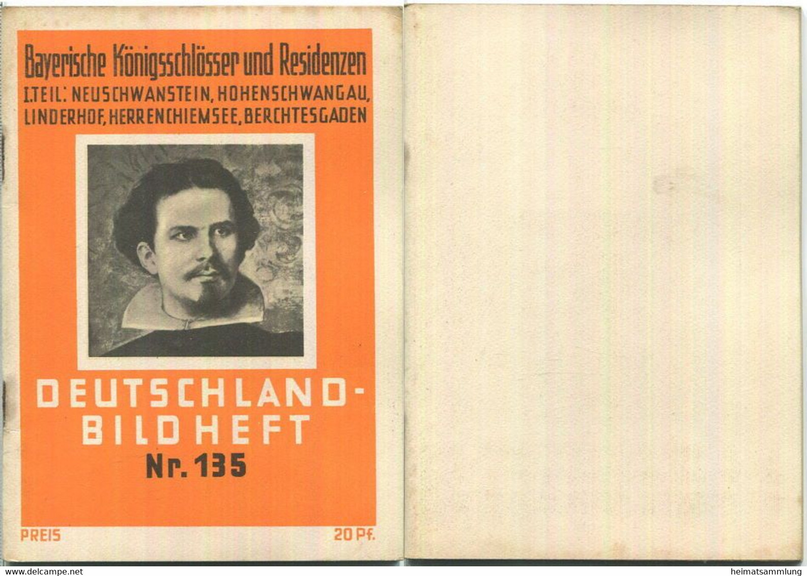 Nr.135 Deutschland-Bildheft - Bayerische Königsschloesser Und Residenzen - I.Teil: Neuschwanstein, Hohenschwangau - Otros & Sin Clasificación