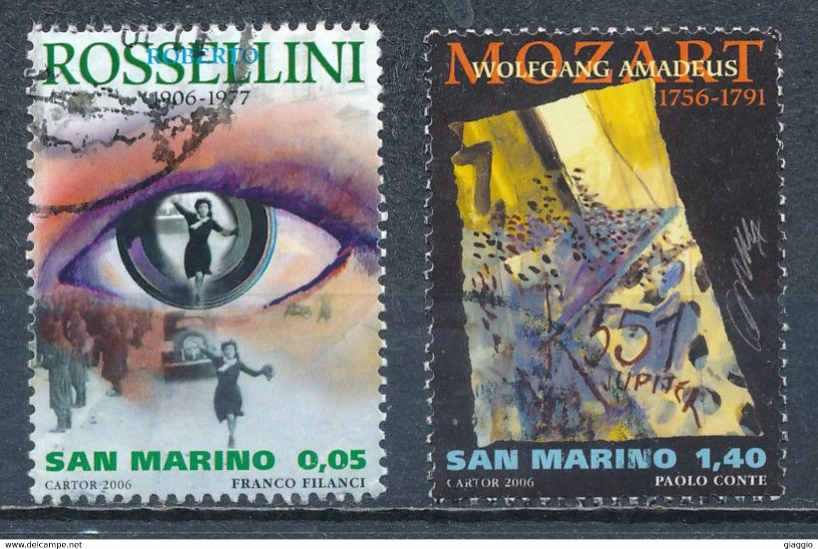 °°° SAN MARINO - Y&T N°2069/72 - 2006 °°° - Usati