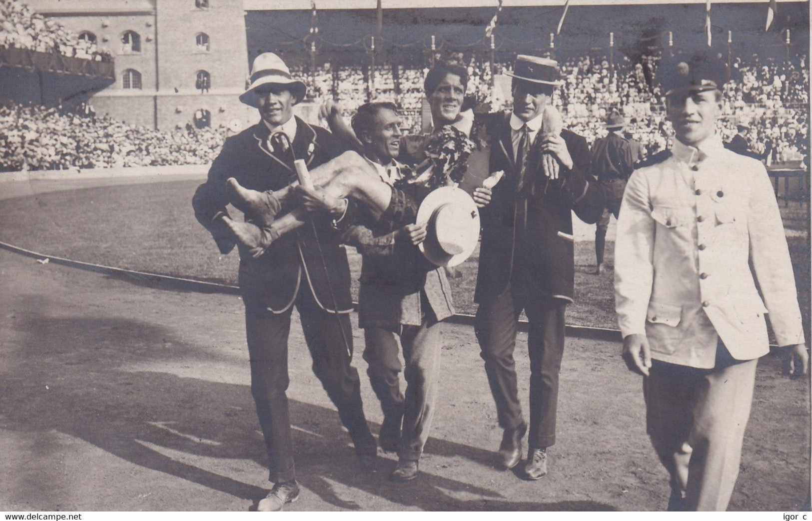 Sweden 1912 Card: Olympic Games Stockholm; Athletics; Marathon; Mc Arthur; - Zomer 1912: Stockholm