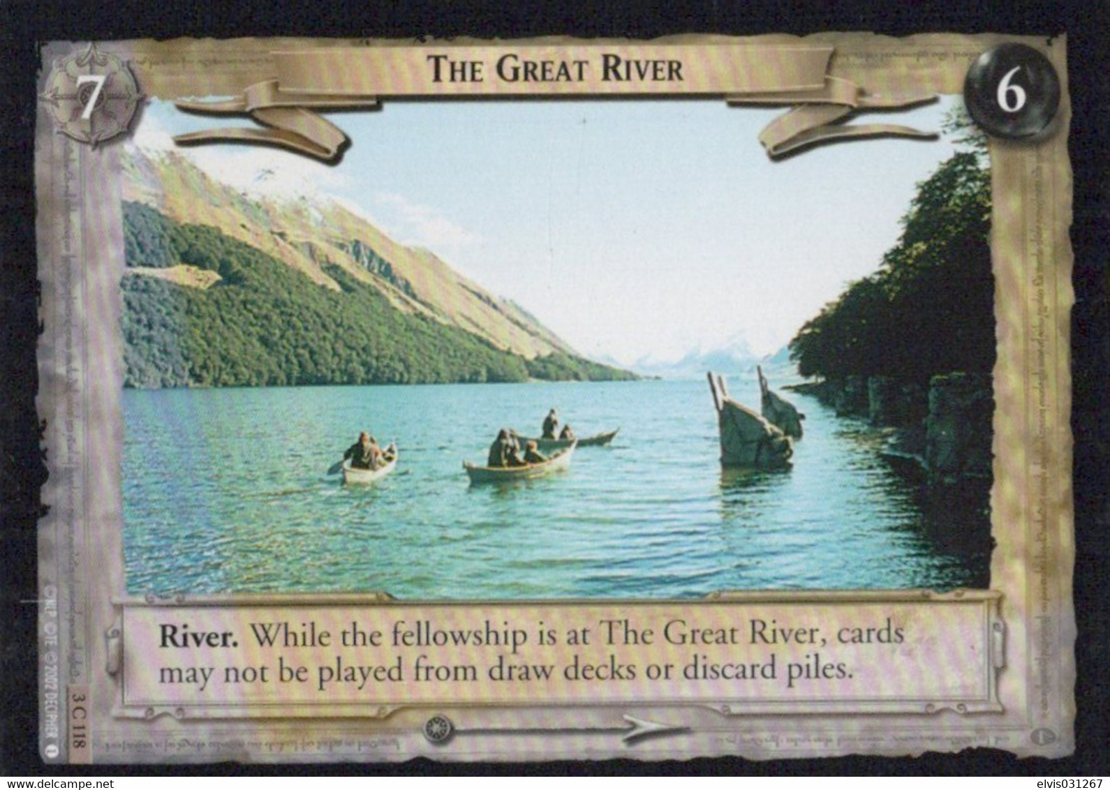Vintage The Lord Of The Rings: #6-7 The Great River - EN - 2001-2004 - Mint Condition - Trading Card Game - Herr Der Ringe