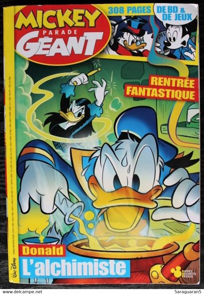 MAGAZINE BD MICKEY PARADE GEANT - N° 354 - Donald L'alchimiste - Mickey Parade