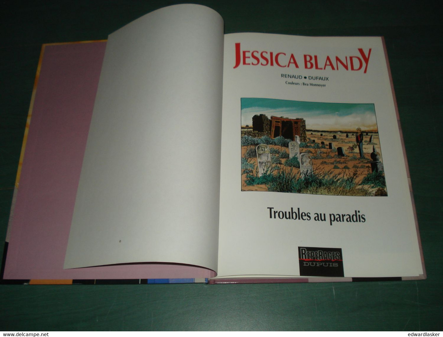 JESSICA BLANDY 11 : Troubles Au Paradis - Renaud Dufaux - EO Dupuis 1995 - Jessica Blandy