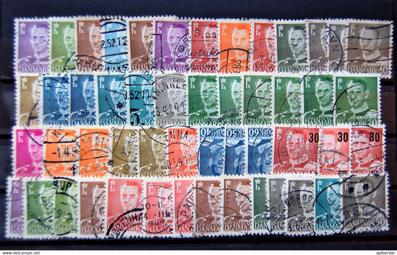 Danemark Danmark - 50 Stamps Frederik IX Used - Used Stamps