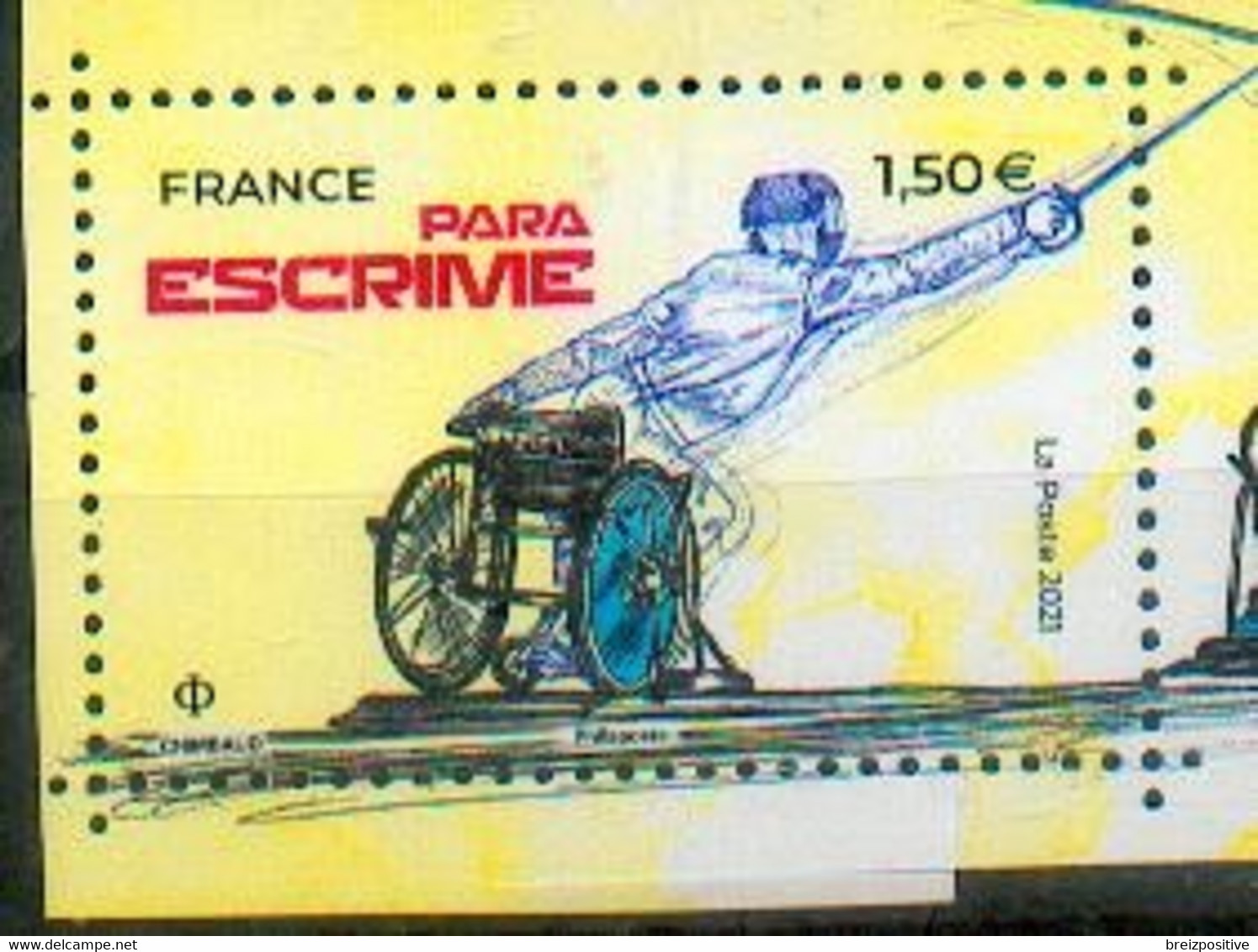 France 2021 - Para Escrime / Handisports / Fencing For Handicapped Persons - MNH - Handisport