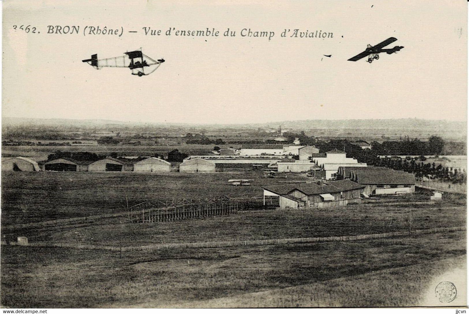 ** 69 - Rhône - Bron - Vue D' Ensemble Du Champ D' Aviation - Bron