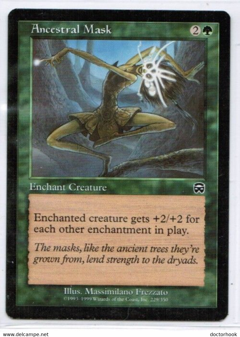 MAGIC The GATHERING  "Ancestral Mask"---MERCADIAN MASQUES (MTG--121-7) - Andere & Zonder Classificatie