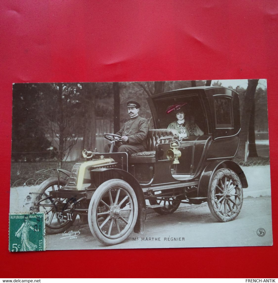 AUTOMOBILE MR MARTHE REGNIER - Sonstige & Ohne Zuordnung