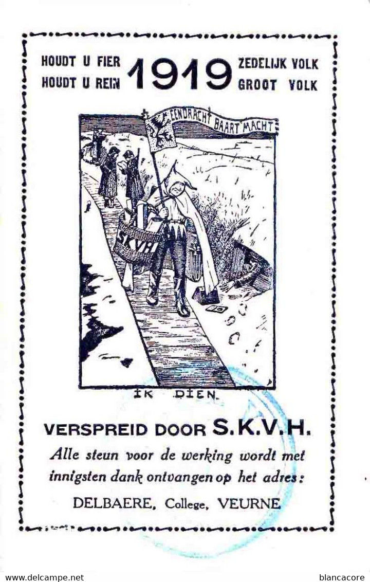 VEURNE 1919 VERSPREID DOOR S.K.V.H. - Petit Format : 1901-20