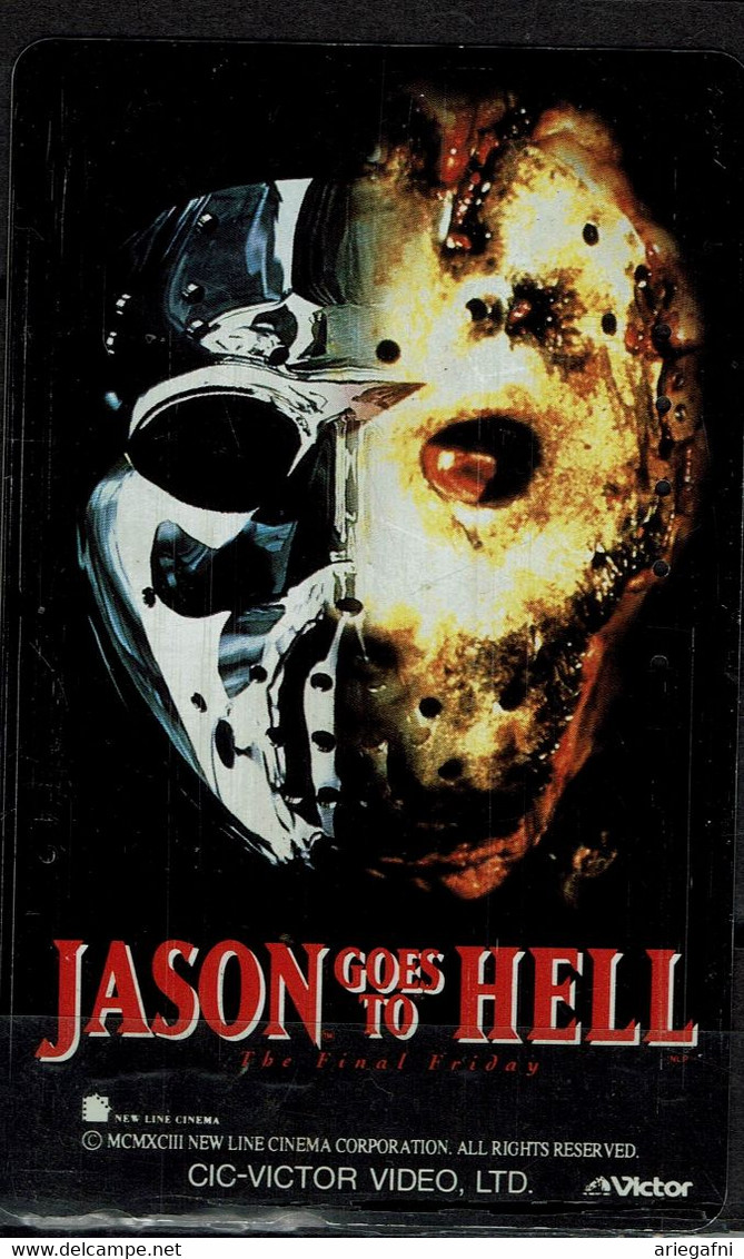 JAPAN  1992 PHONECARD CINEMA JASON GOES TO HELL USED VF!! - Kino