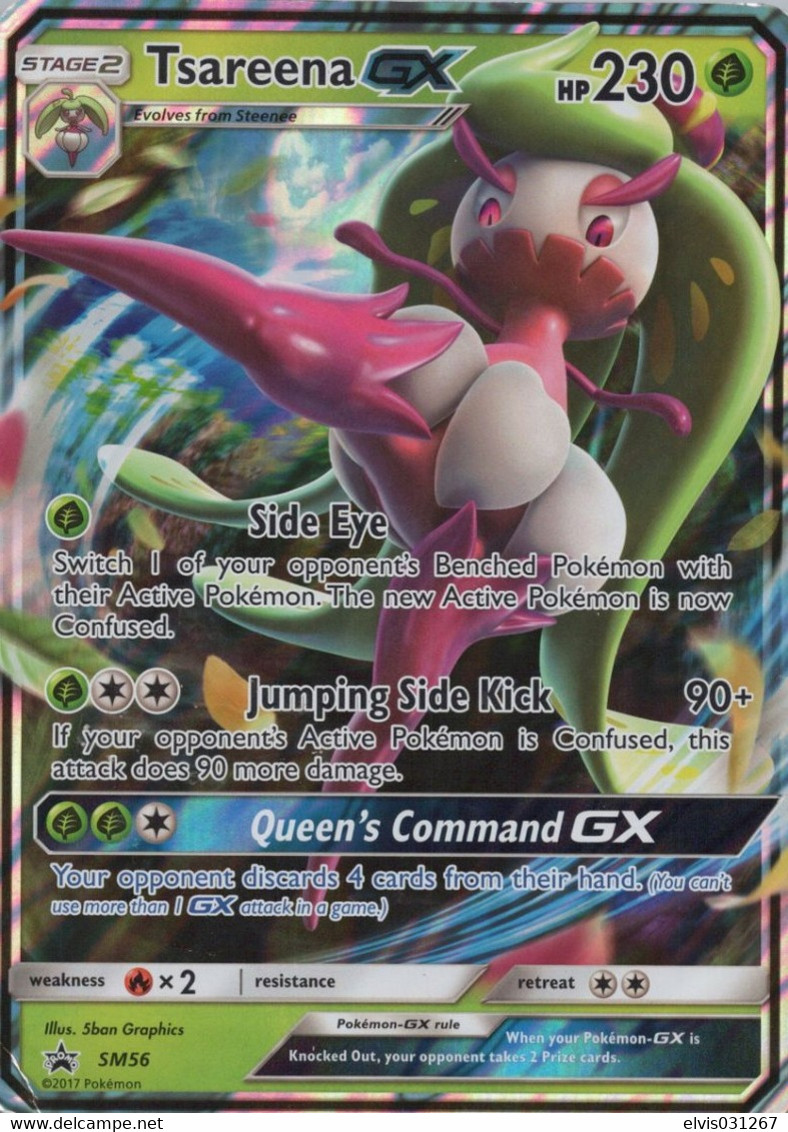 Vintage Pokémon : Grass GX Tsareena - 2017 - PROMO / MAXI - EN - Mint Condition - Promos