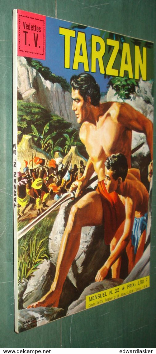 TARZAN "Vedettes TV" N°32 - Sagedition 1970 - Proche Neuf - Tarzan