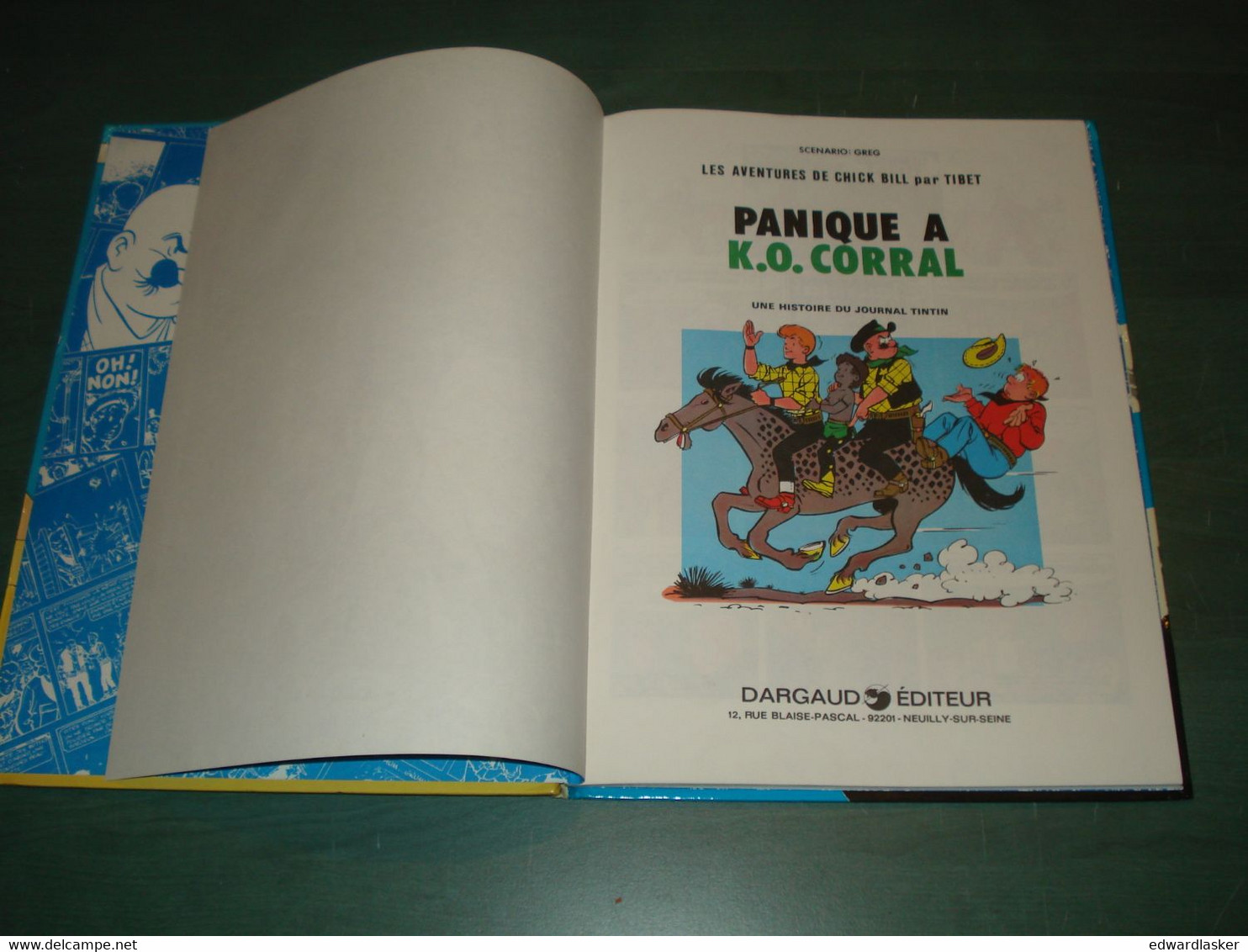 CHICK BILL : Panique à K.O. Corral - EO Dargaud 1978 - BE - Chick Bill