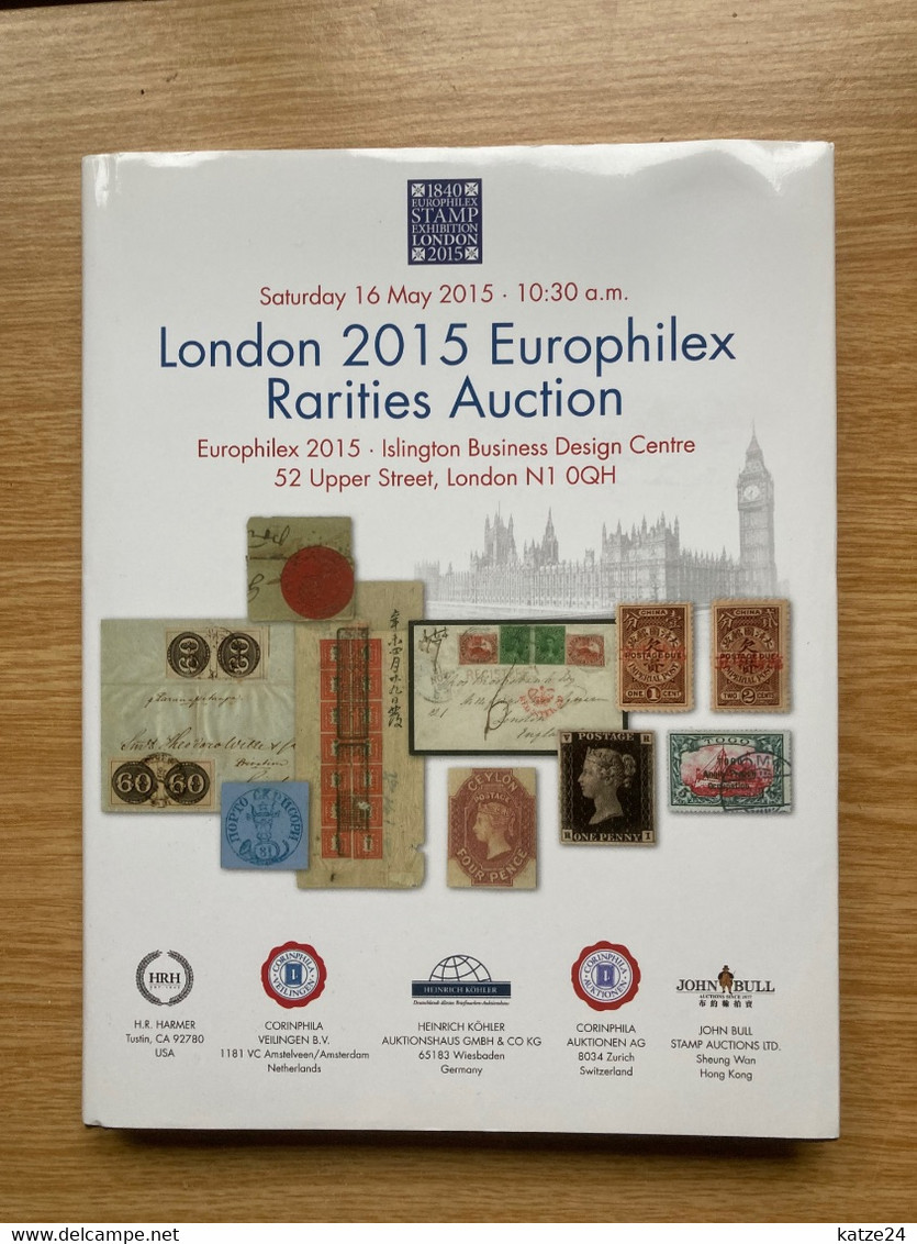 "London 2015 Europhilex Rarities Auction" - Boeken Over Verzamelen