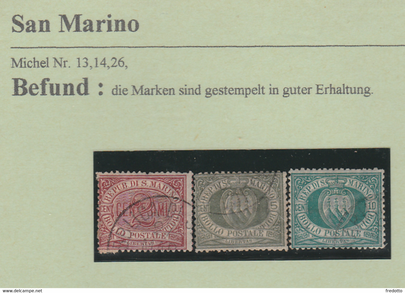 San Marino-Briefmarken- Gestempelt - Usados