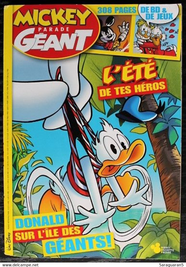 MAGAZINE BD MICKEY PARADE GEANT - N° 359 - Donald Sur L'île Des Géants ! - Mickey Parade