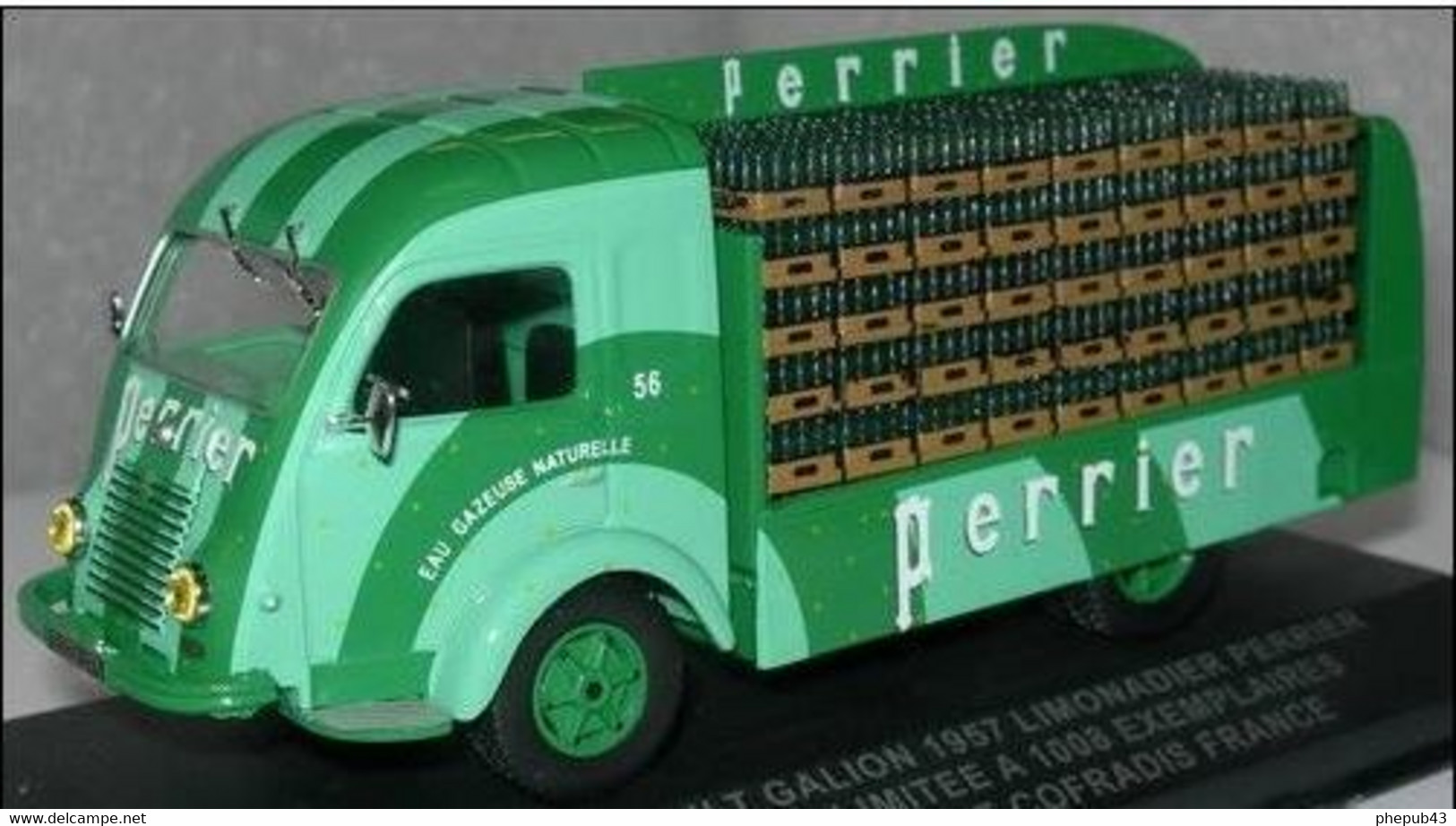 Renault Galion Limonadier - Perrier - 1957 - Green - Cofradis - Camions