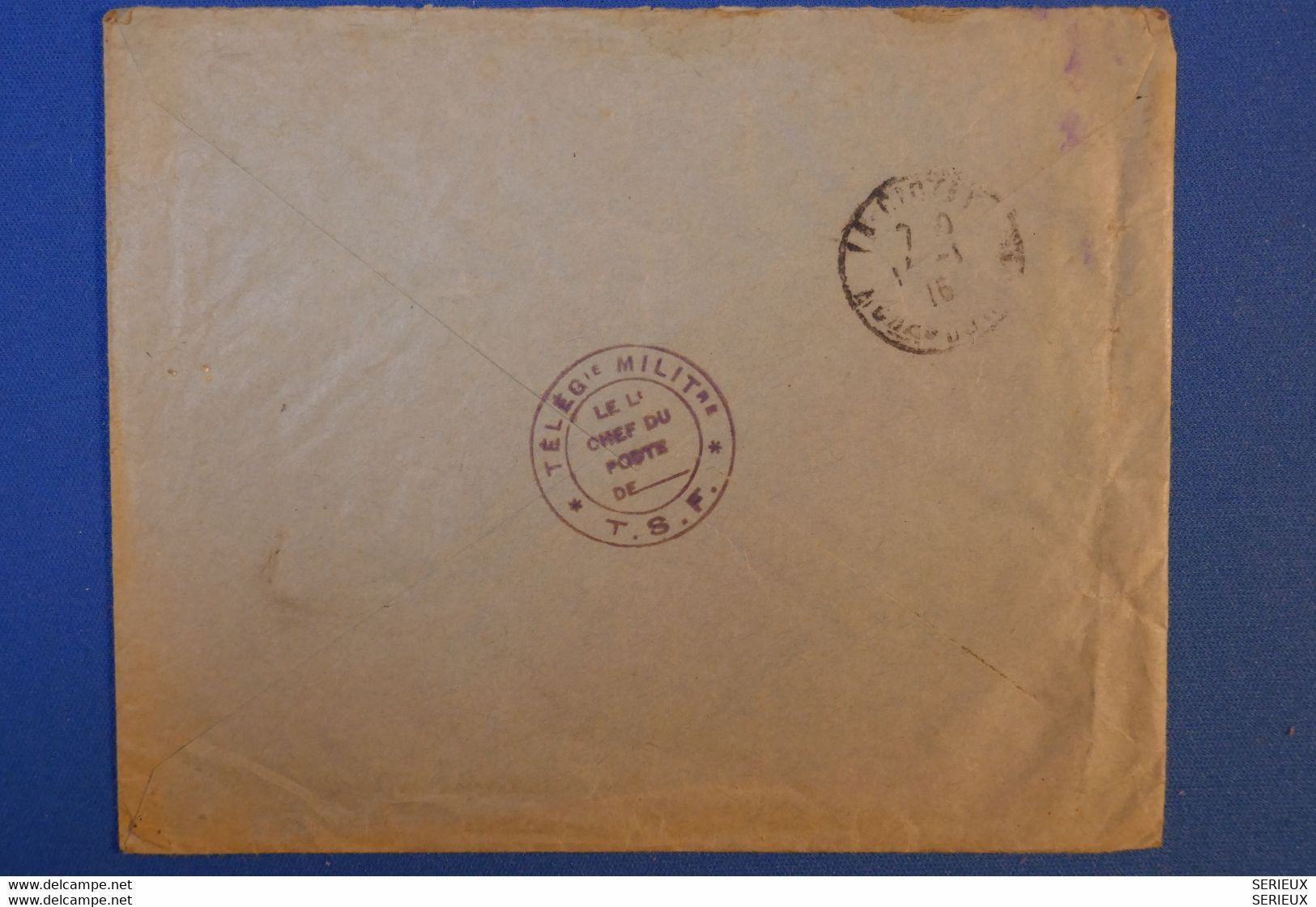 J 17   BELLE LETTRE RARE 1915 TROUPES D OCCUPATION MAROC OCCIDENTAL POUR LA CIOTAT + TEMOIGNAGE +AFFRANCH. INTERESSANT - Covers & Documents