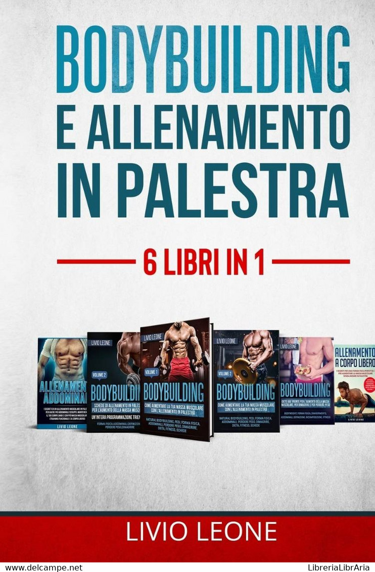 Bodybuilding E Allenamento In Palestra 6 LIBRI IN 1. 1-2)Bodybuilding Volume 1+ Volume 2 3)Schede 4)Diete (Massa E Defin - Altri & Non Classificati