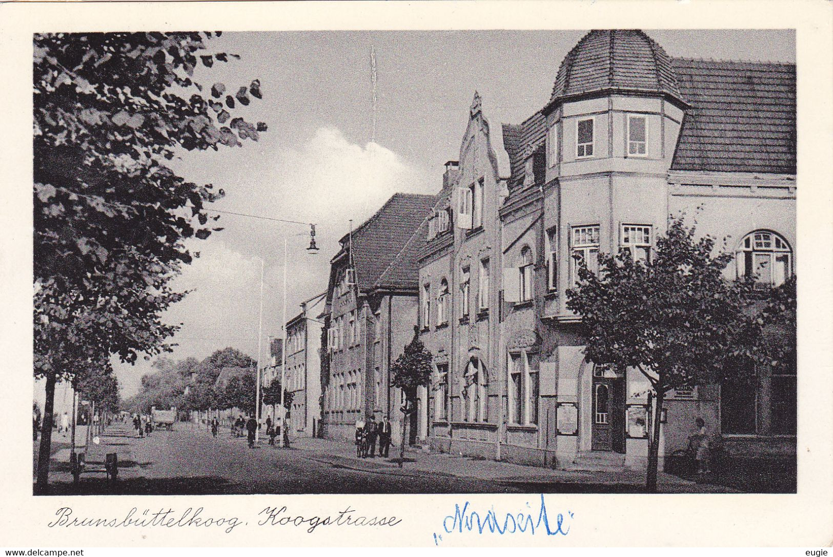 2934/ Brunsbüttelkoog, Koogstrasse - Brunsbuettel