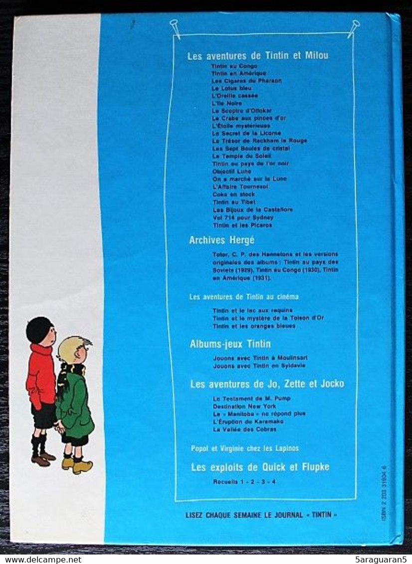 BD QUICK ET FLUPKE - Recueil 4 - 1976 - Quick Et Flupke