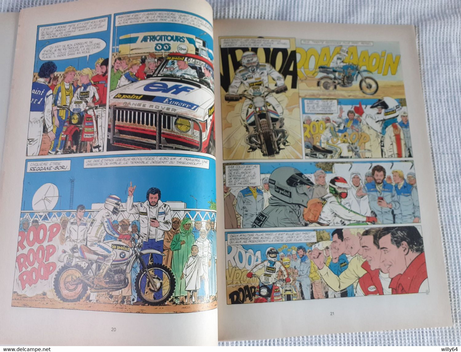 MICHEL VAILLANT BD Souple ELF N°1   PARIS-DAKAR   Jean GRATON   1982   TTBE - Michel Vaillant