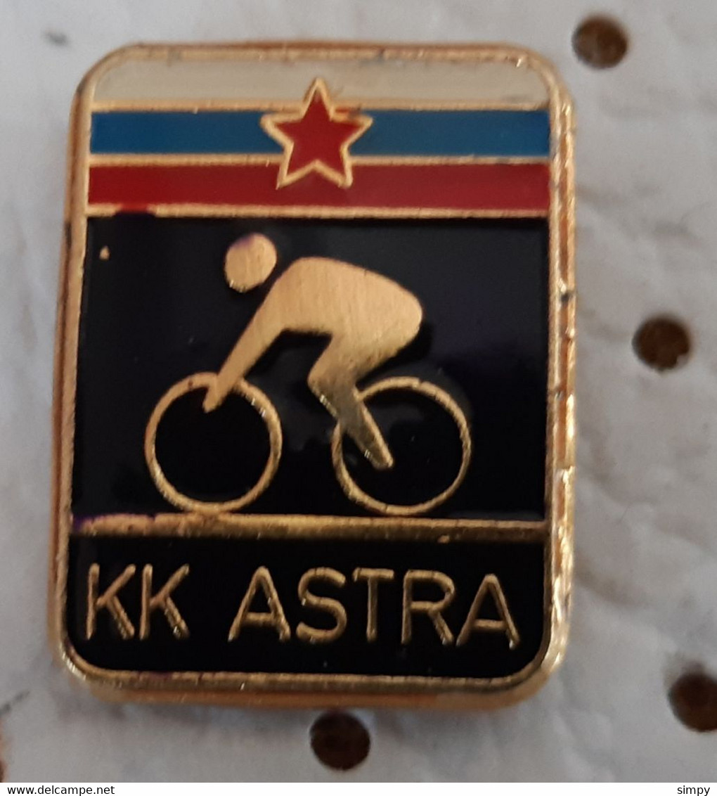 Cycling Club KK ASTRA Ljubljana Slovenia Ex Yugoslavia Pin - Cyclisme