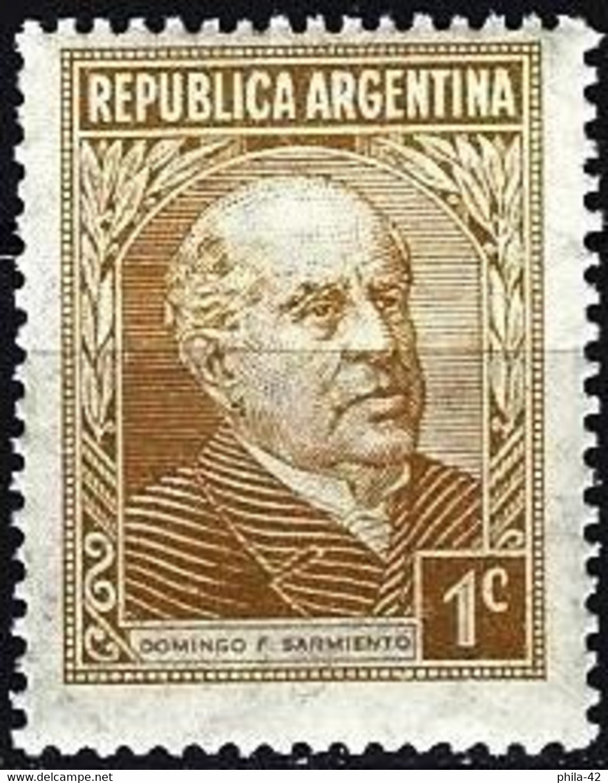 Argentina 1935 - Mi 400 - YT 364 ( President Domingo Faustino Sarmiento ) MNH** - Ungebraucht