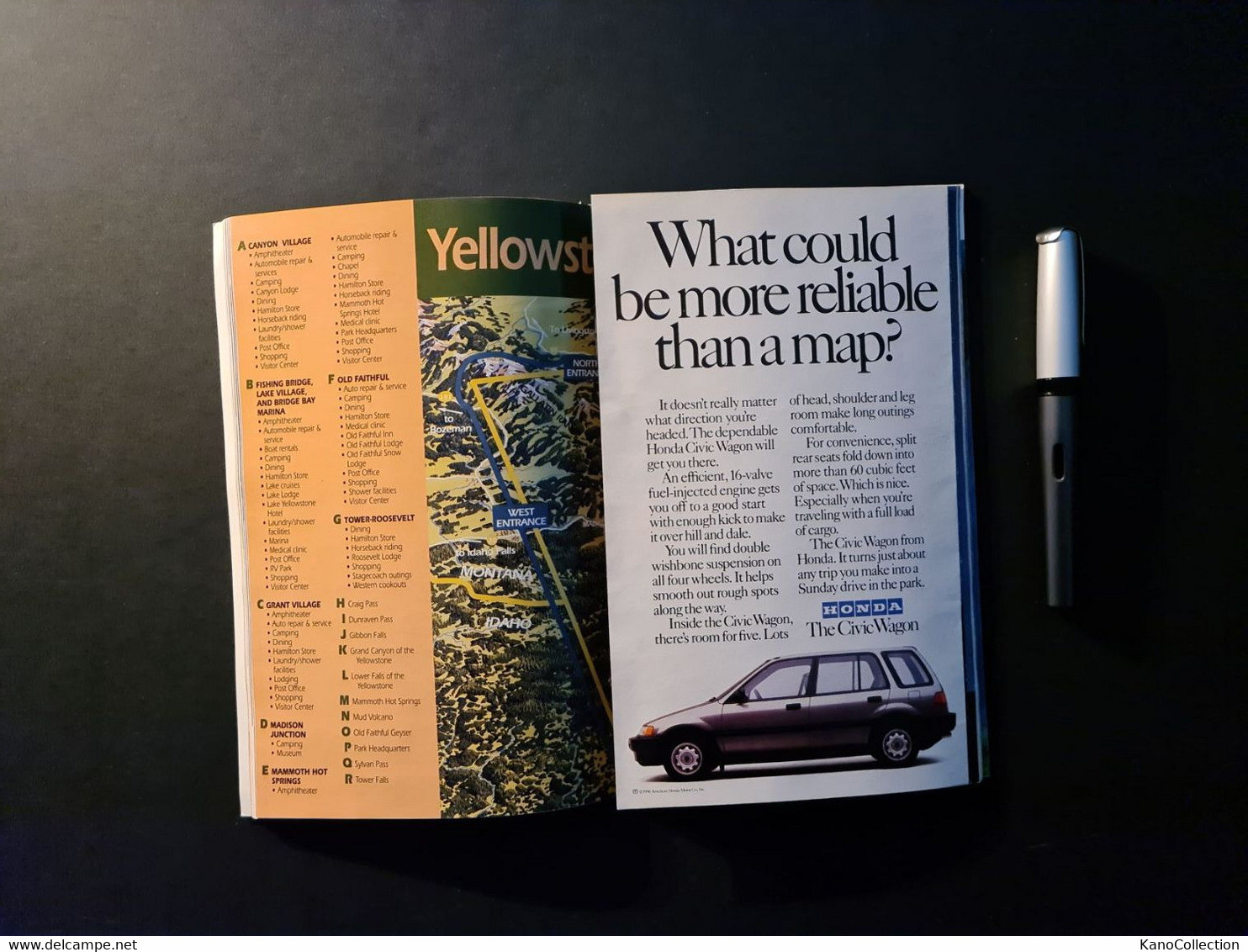 Yellowstone National Park Magazine 1990, 88 Seiten - Amérique