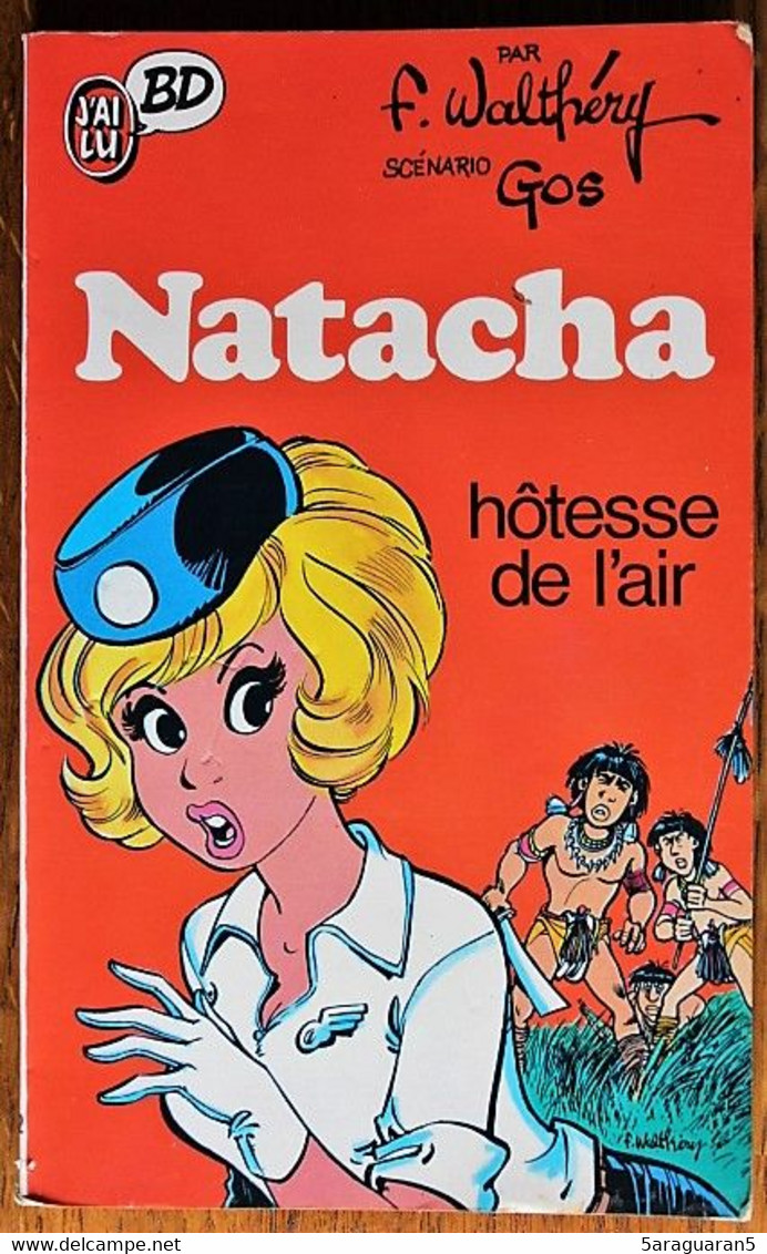 BD NATACHA - 1 - Hôtesse De L'air - Livre De Poche 1987 - Natacha