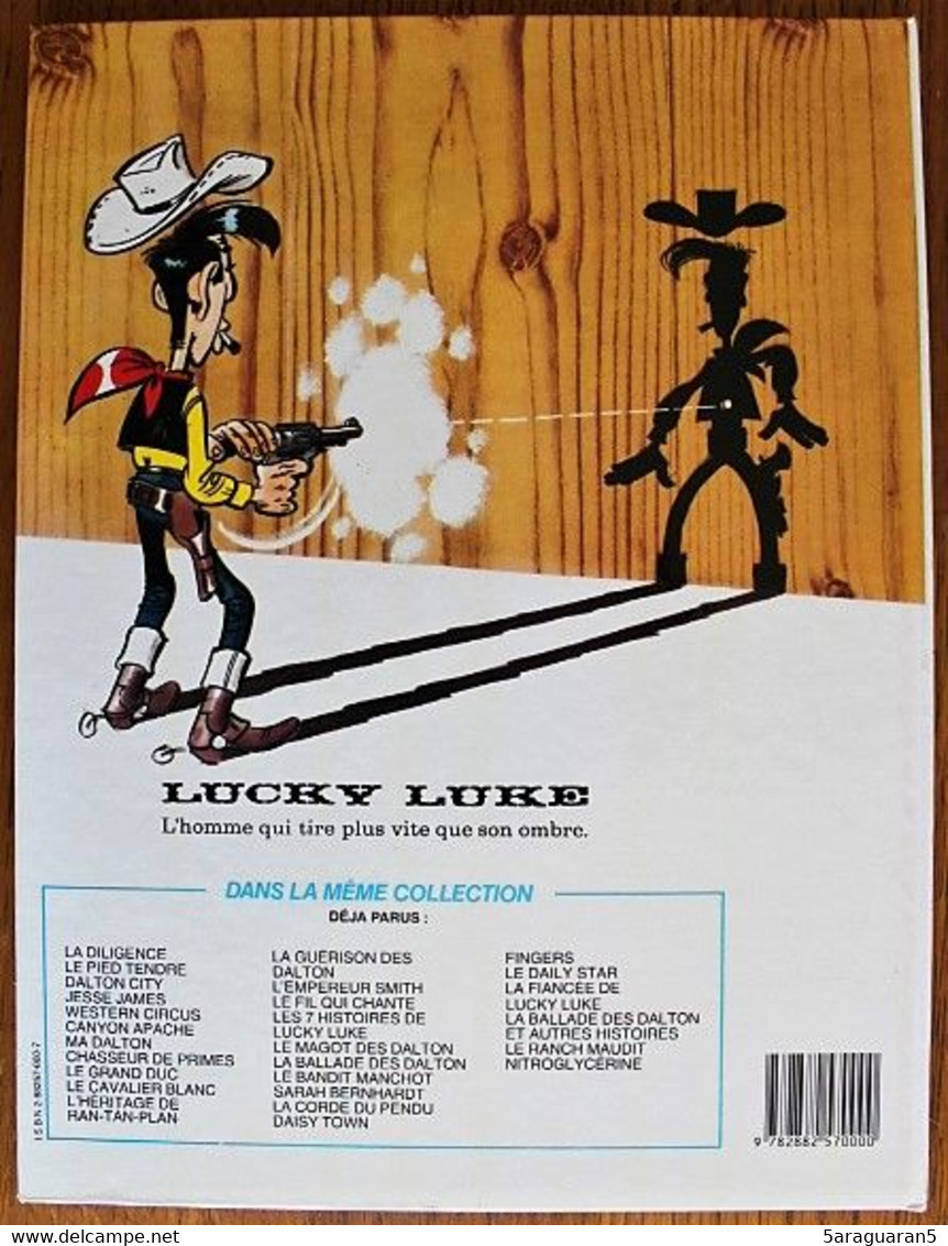 BD LUCKY LUKE - 57 - Nitroglycérine - EO 1987 - Lucky Luke