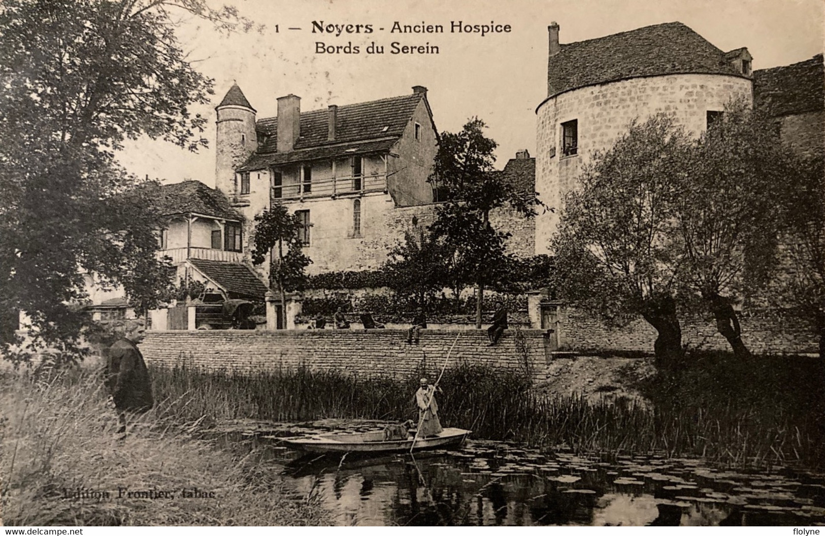 Noyers - Ancien Hospice Hôpital Sur Les Bords Du Serein - Bac Passeur - Noyers Sur Serein