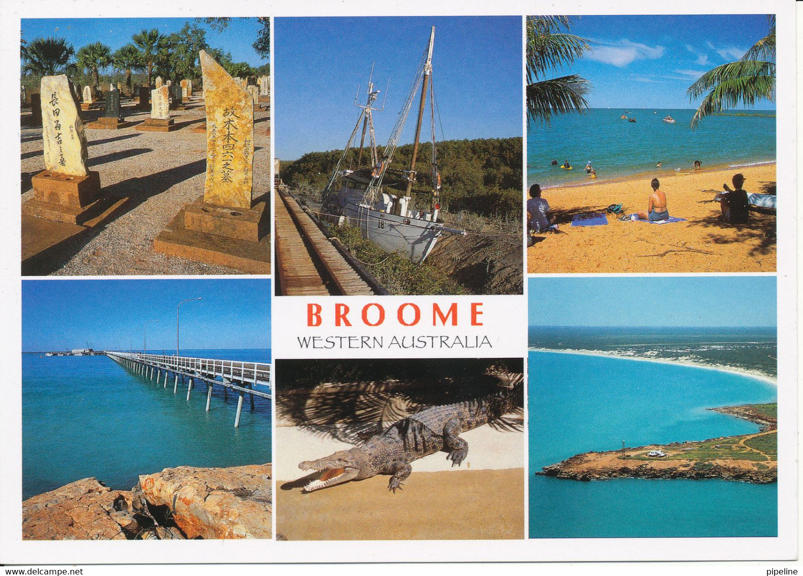 Australia Postcard Sent To Denmark 26-10-2005 (Broome Western Australia) - Broome