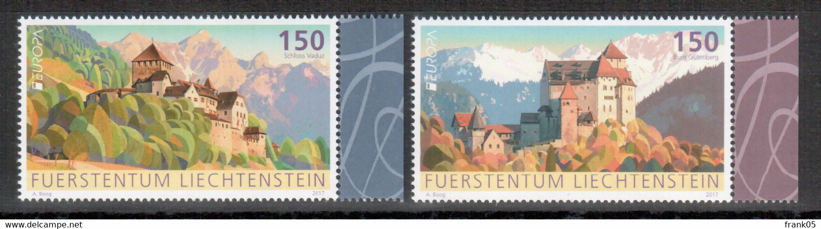 Liechtenstein 2017 Satz/set EUROPA ** - 2017
