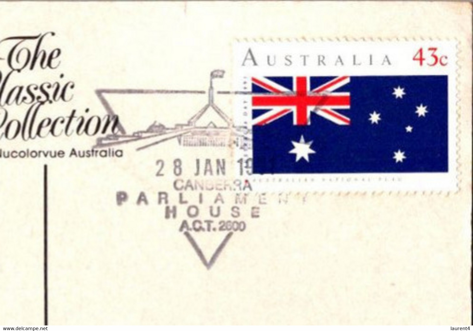 QQ 21) Australia - ACT - Canberra (posted With Special Postmark & Flag Stamp) - Canberra (ACT)