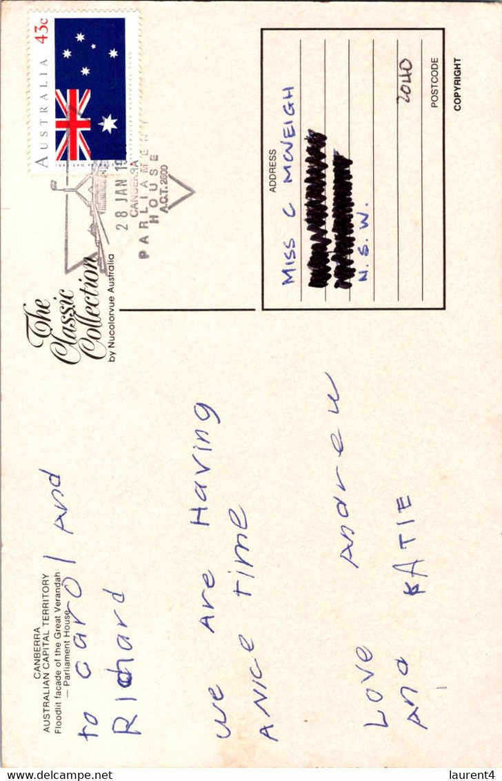 QQ 21) Australia - ACT - Canberra (posted With Special Postmark & Flag Stamp) - Canberra (ACT)