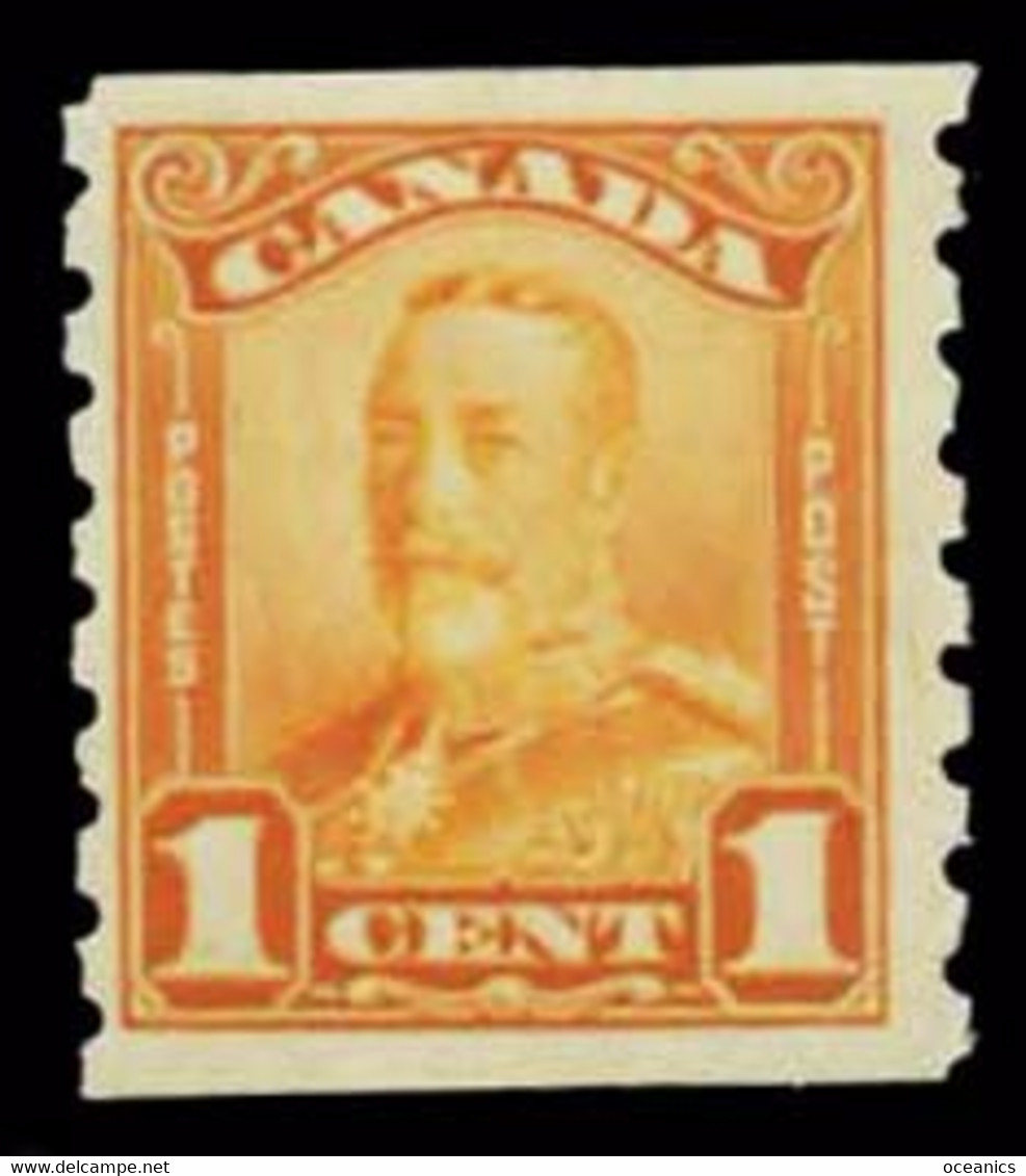 Canada (Scott No. 160 - George V Scroll) [**] B / F  Never Hinged - Roulettes