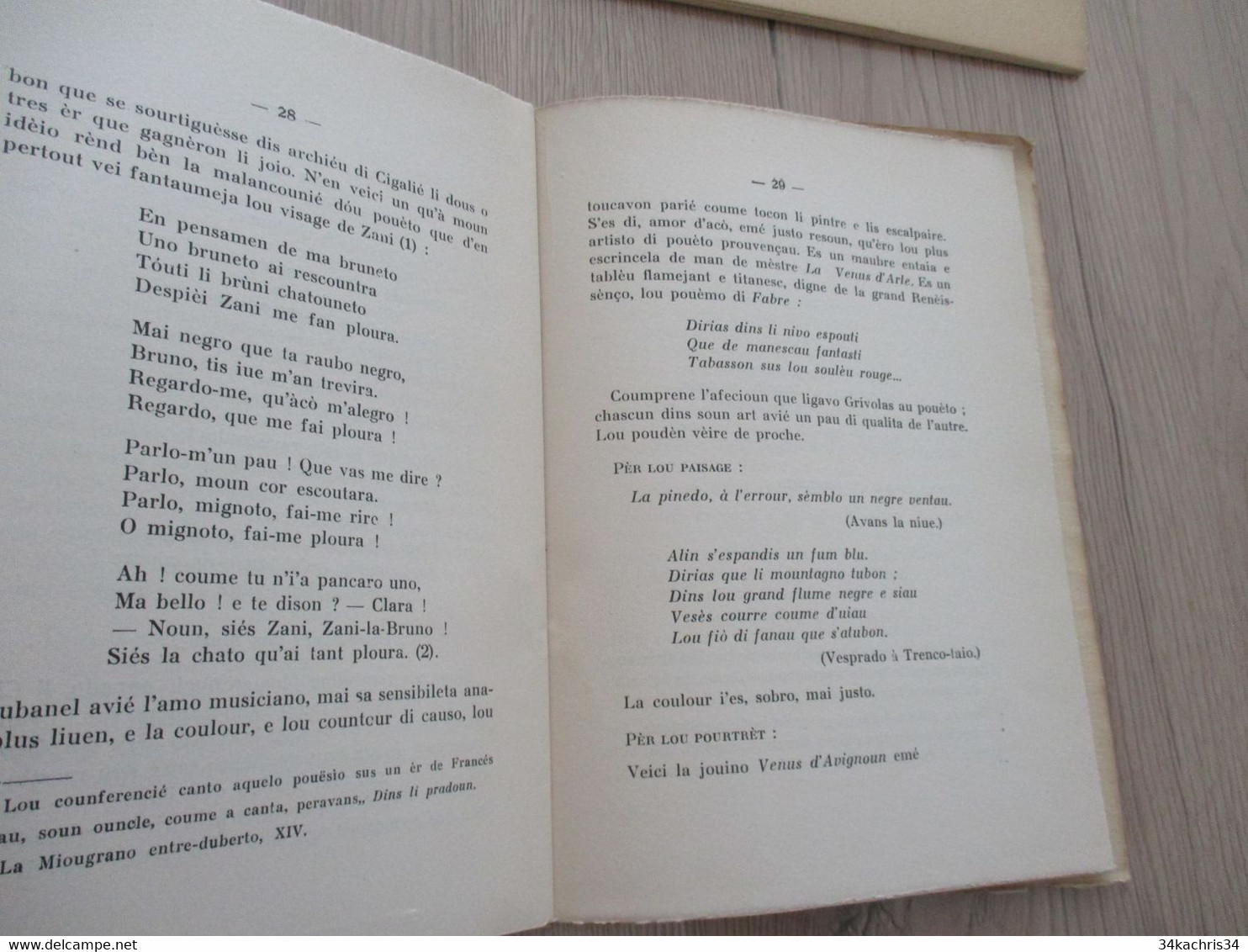 Provençal Félibrige  Mistral Teodor Aubanel 1933 Marius Jouveau envoi autographe  de l'auteur rarissime édition