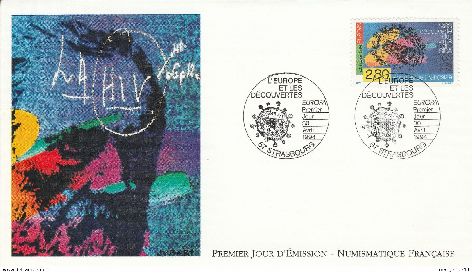 FDC 1994 EUROPA - 1990-1999