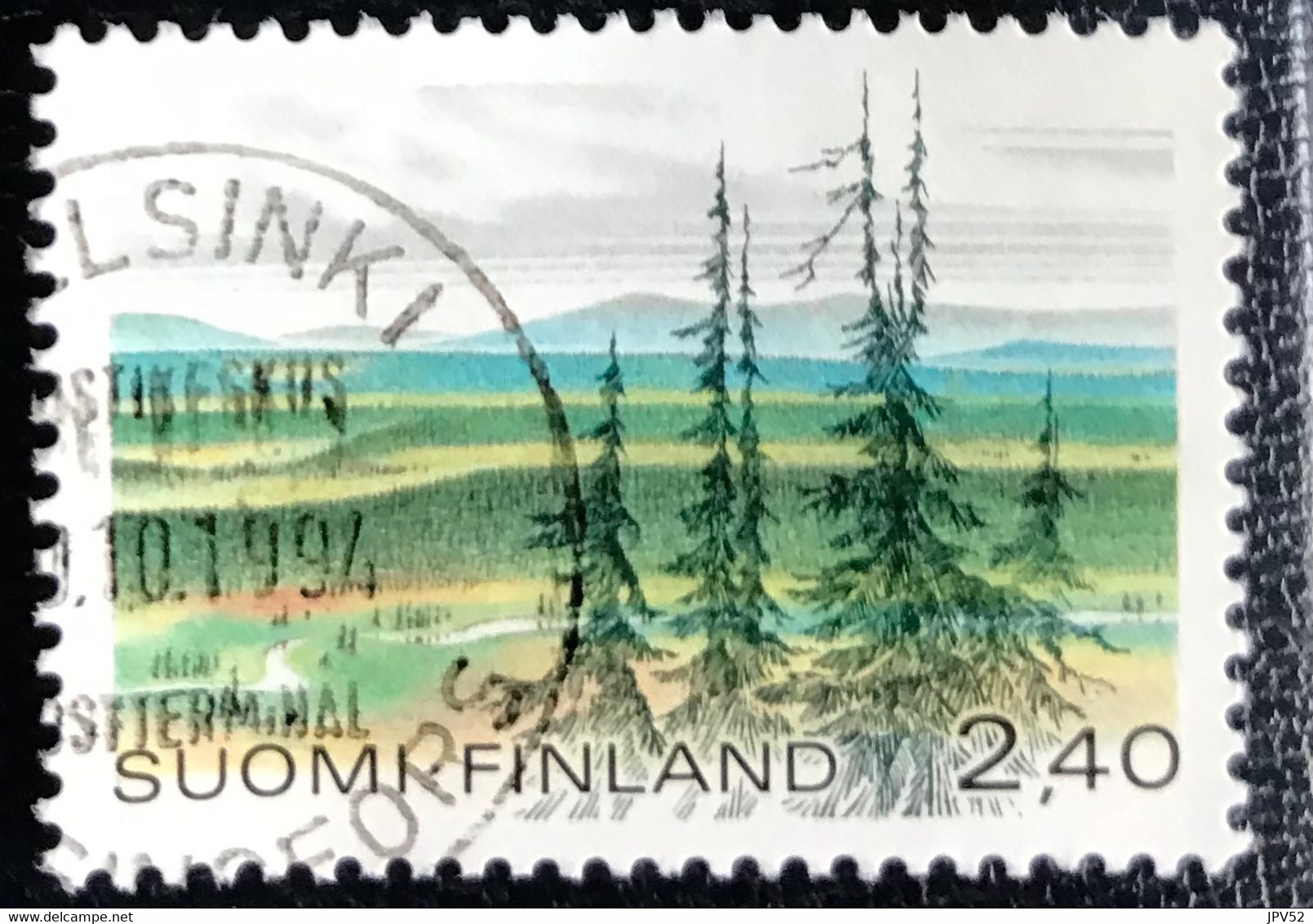 Suomi - Finland - C3/14 - (°)used - 1988 - Michel 1037 - Nationaal Park Urho Kekkonen - Used Stamps