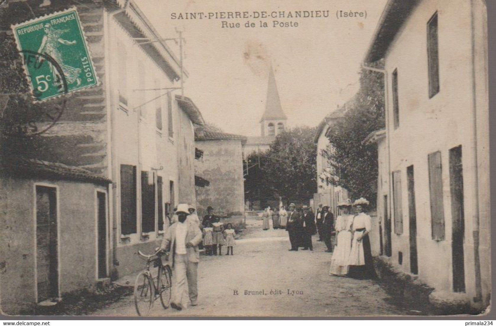 SAINT PIERRE DE CHANDIEU - RUE DE LA POSTE - Saint-Laurent-du-Pont